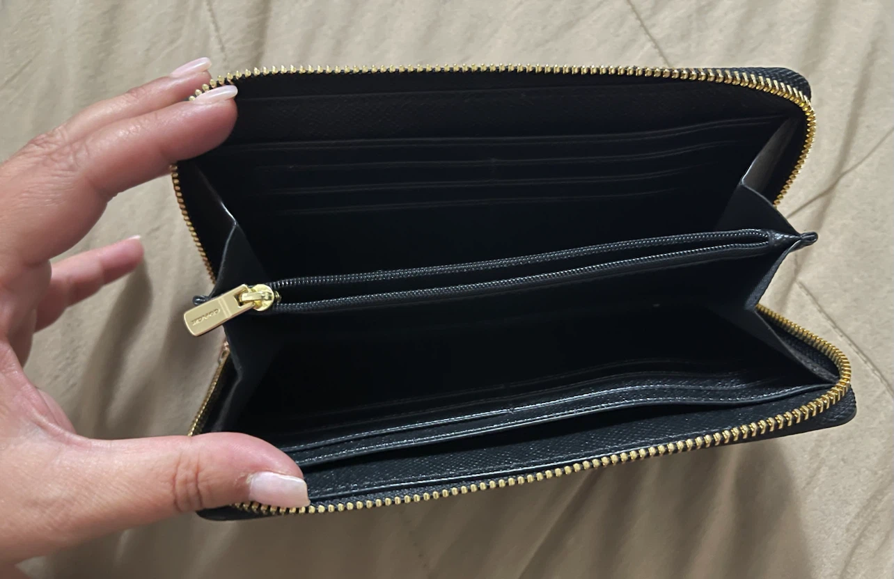 Coach Black Leather Zip Around Wallet - photo 3