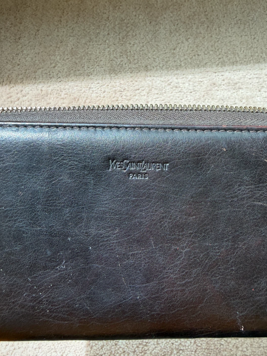 Yves Saint Laurent Paris Zip Around Wallet - photo 2