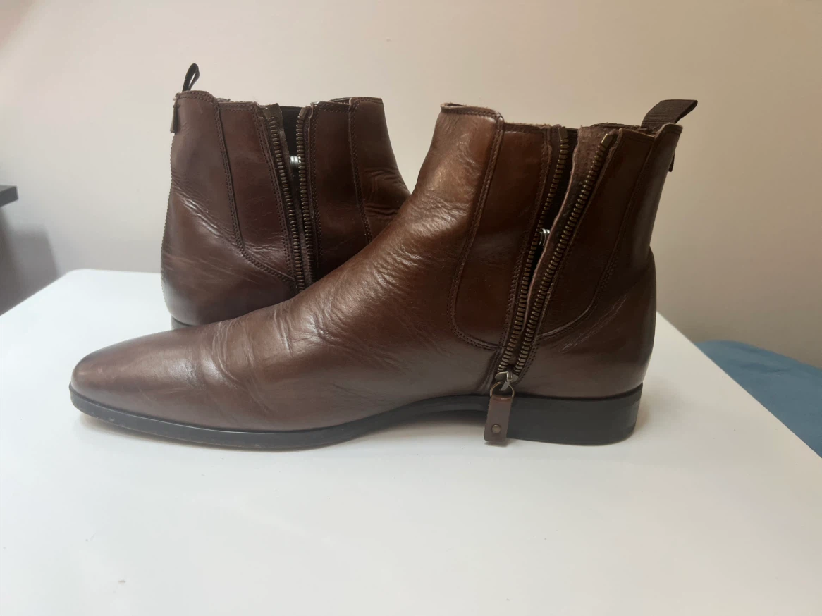Men’s Brown Leather Ankle Boots