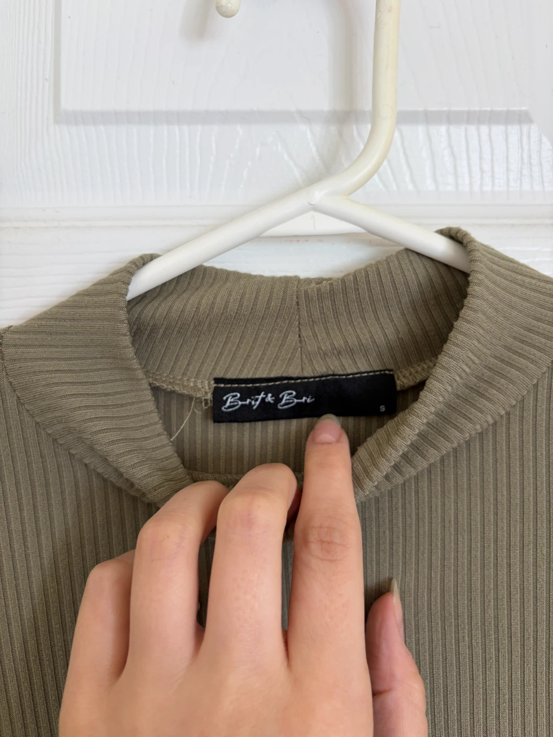 Brit & Bri Ribbed Long Sleeve Top - photo 2