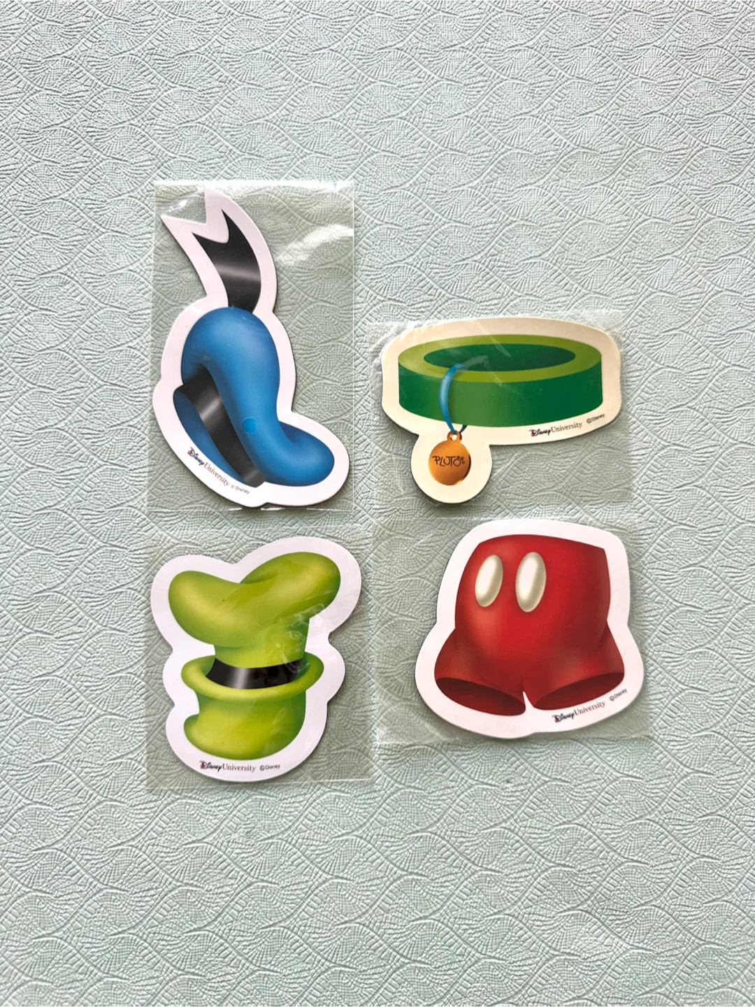 Disney University magnets - Mickey, Donald, Goofy
