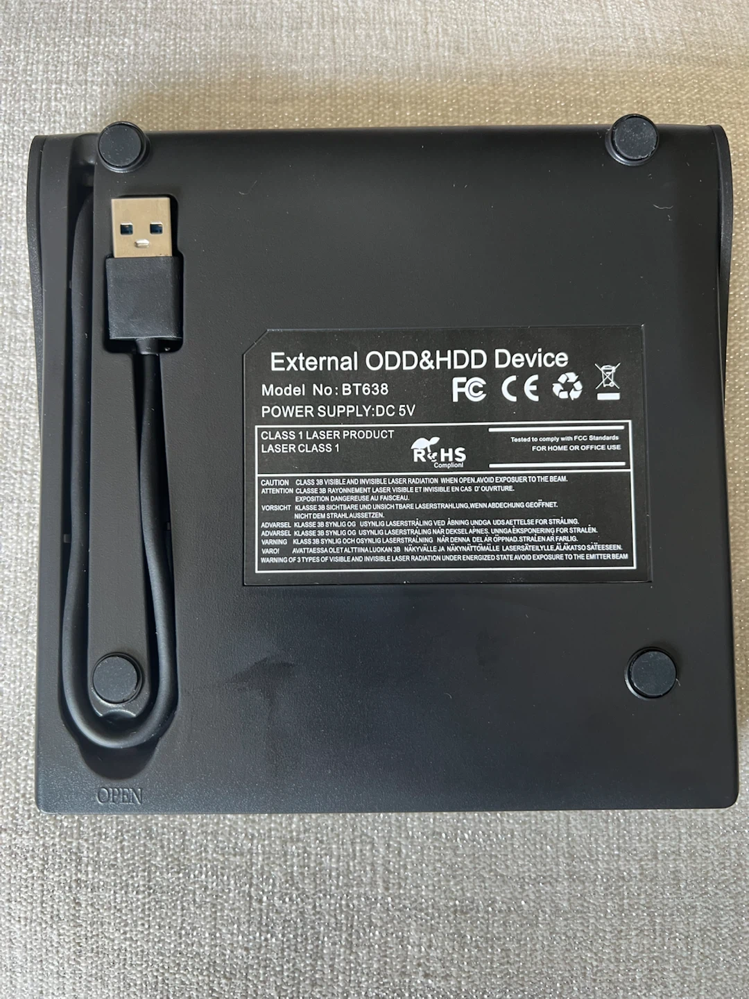 Gotega External CD/DVD Drive USB 3.0 - photo 4