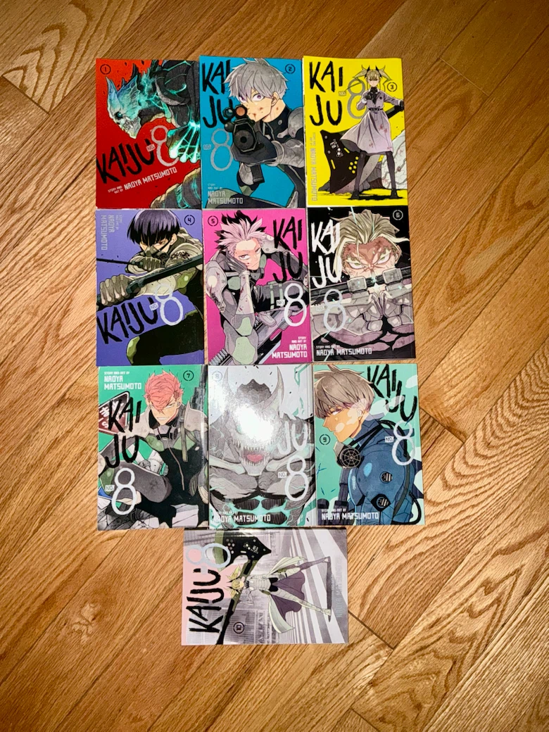 Kaiju No. 8 volumes 1-10