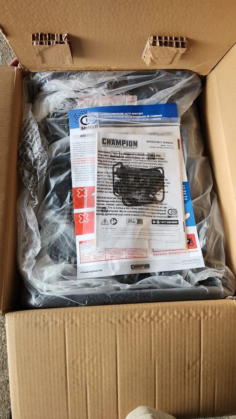 Champion Portable Generator 4550 Starting Watts - photo 2