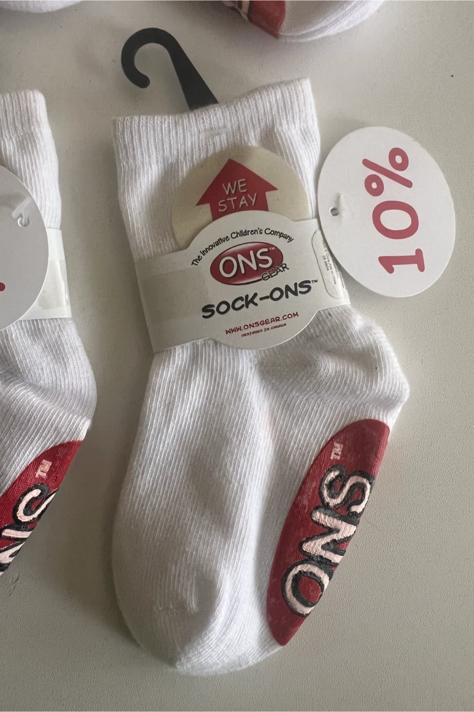 SOCK-ONS Baby Socks, 10=$5 - photo 2