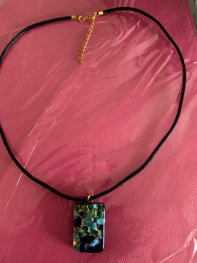 Murano Glass Pendant Necklace