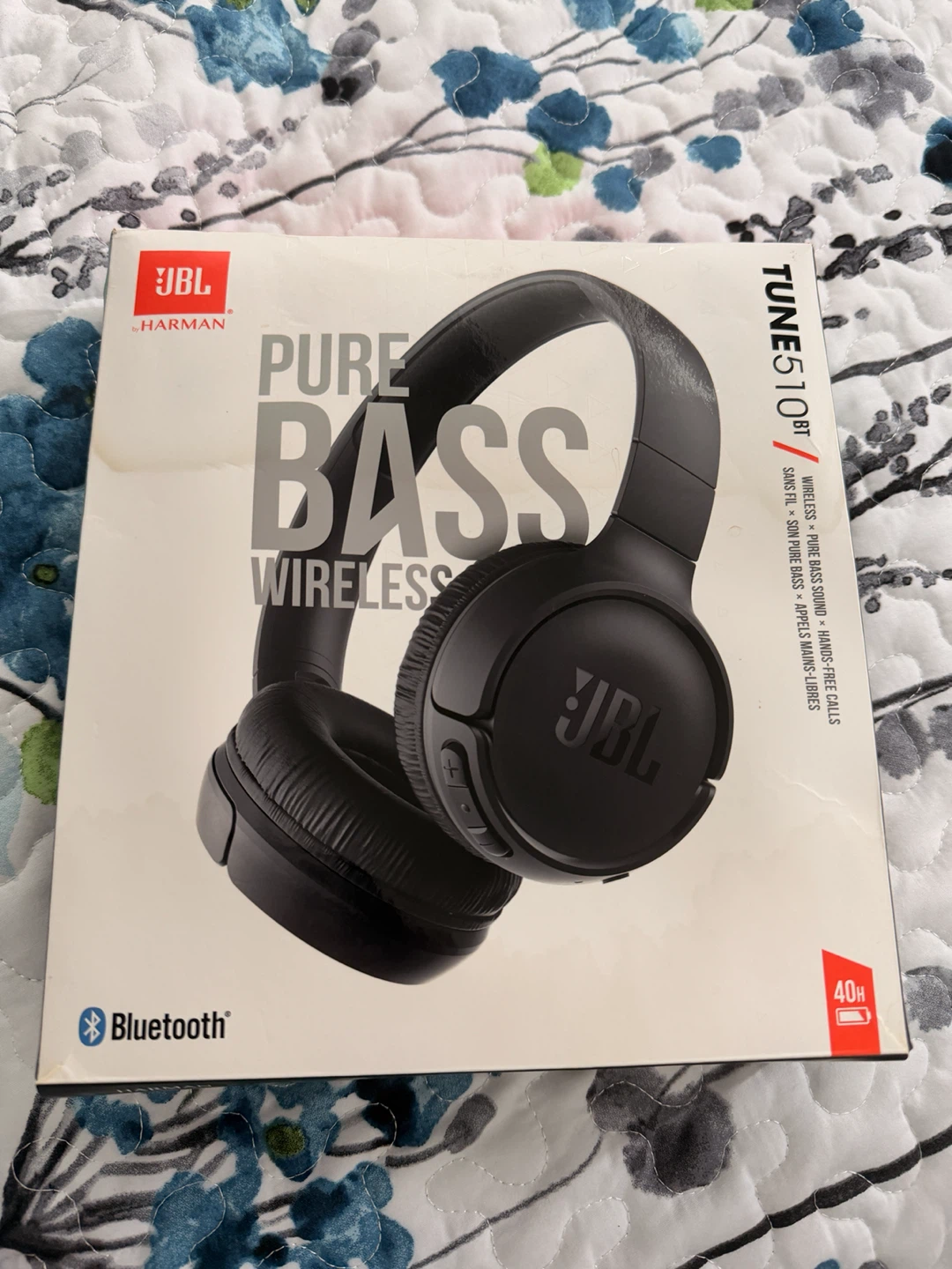 JBL TUNE510BT Wireless On-Ear Headphones
