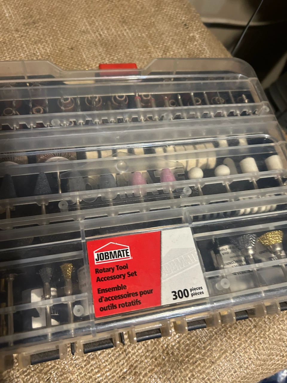 NEW JOBMATE Rotary Tool Accessory Set 300 Pieces