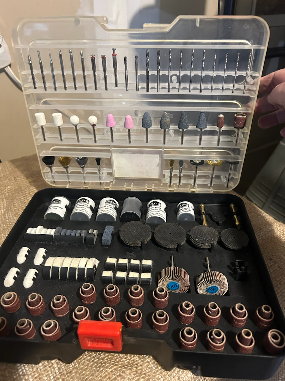 NEW JOBMATE Rotary Tool Accessory Set 300 Pieces - photo 2