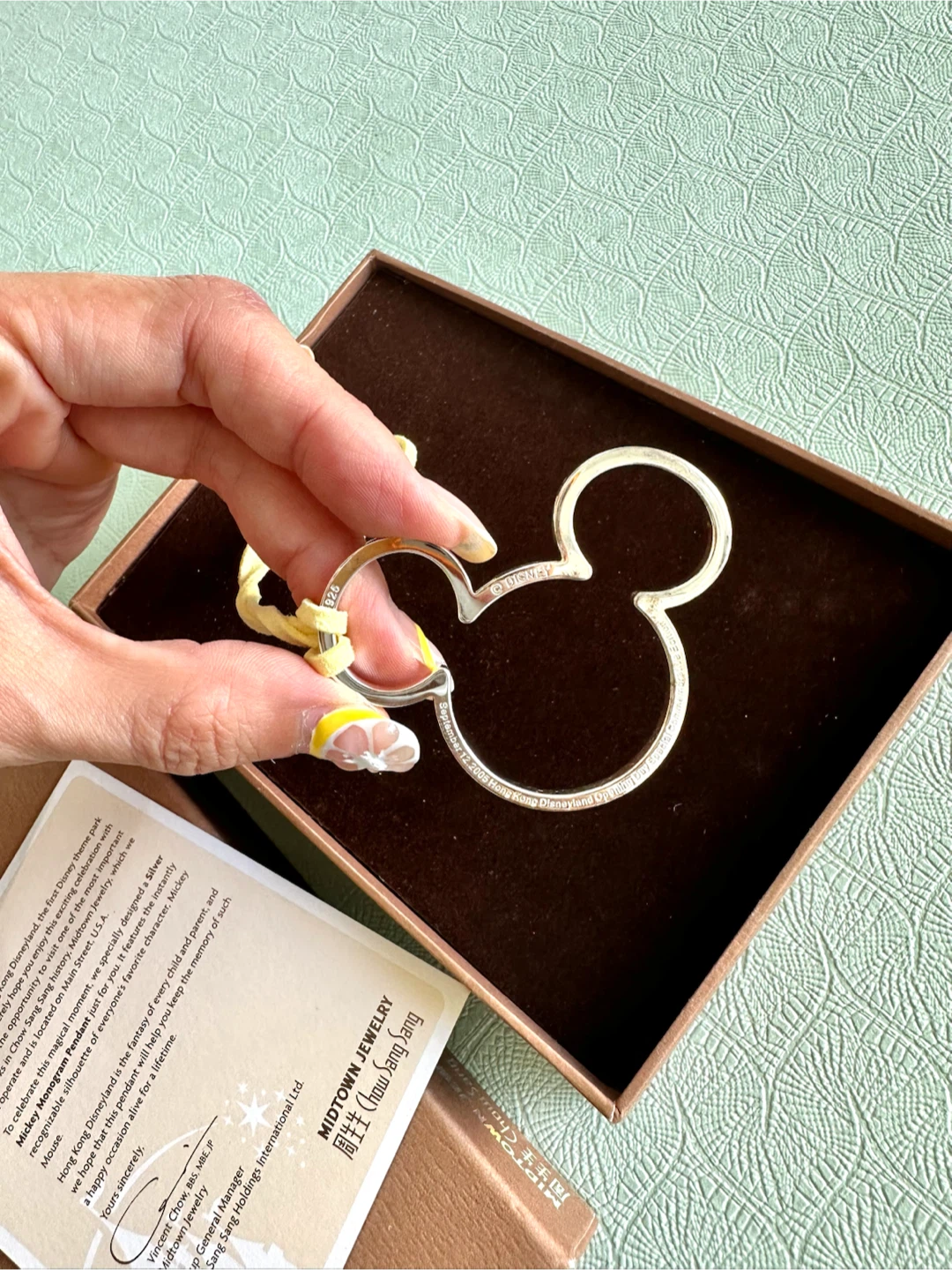 Midtown Jewelry Disney Mickey Mouse Pendant
