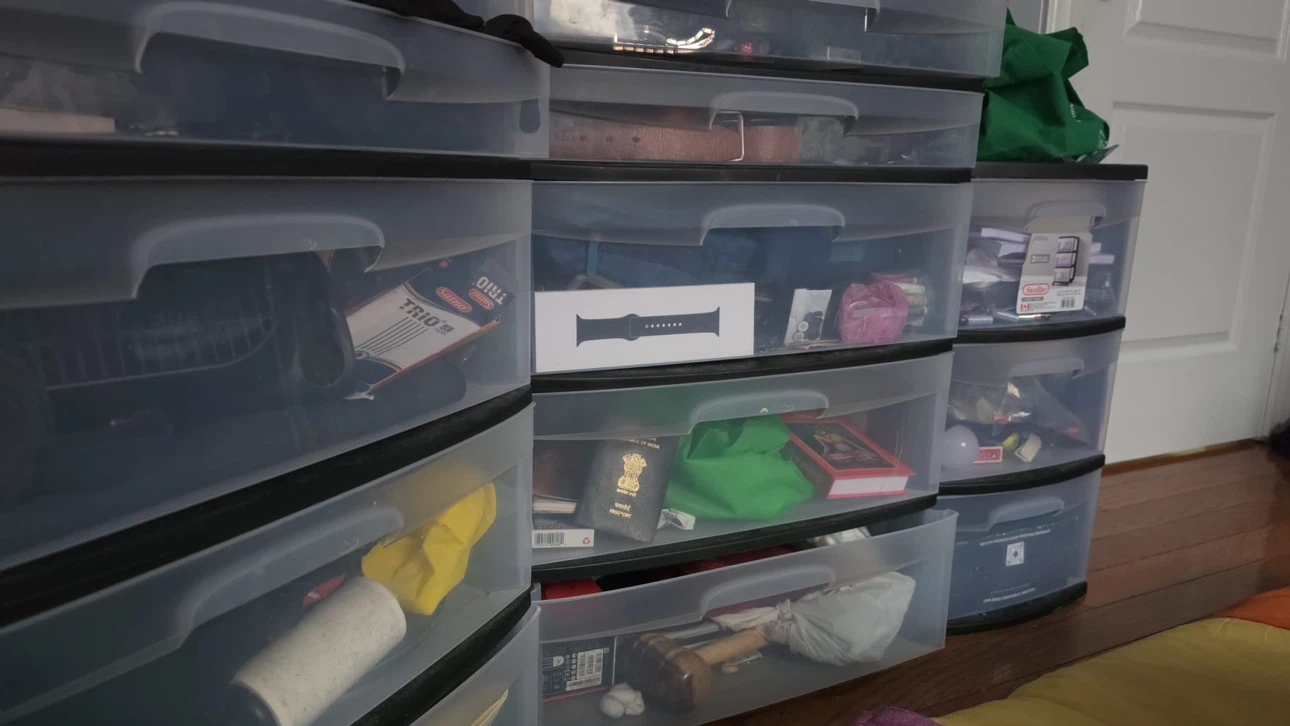 Theee drawers