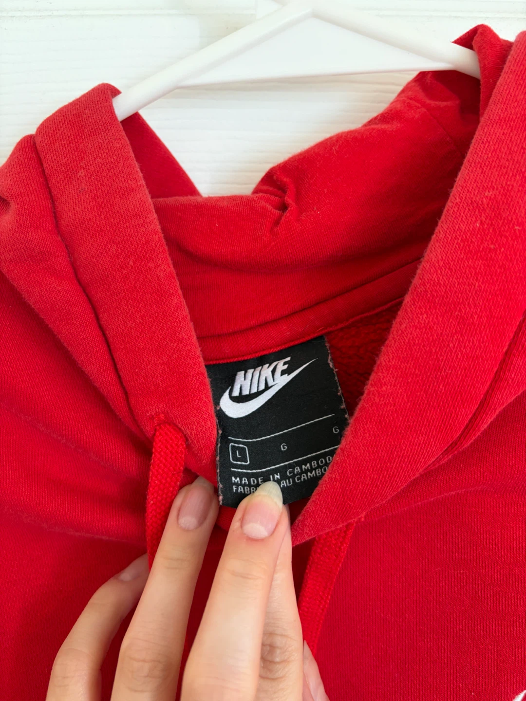 Nike Red Hoodie - photo 2