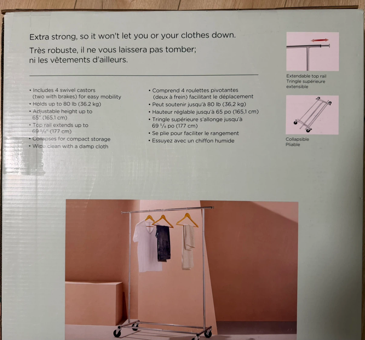 Type A Radiant Commercial Garment Rack - photo 3