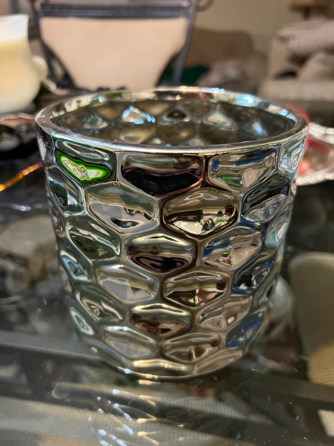 Decorative Metallic Pot