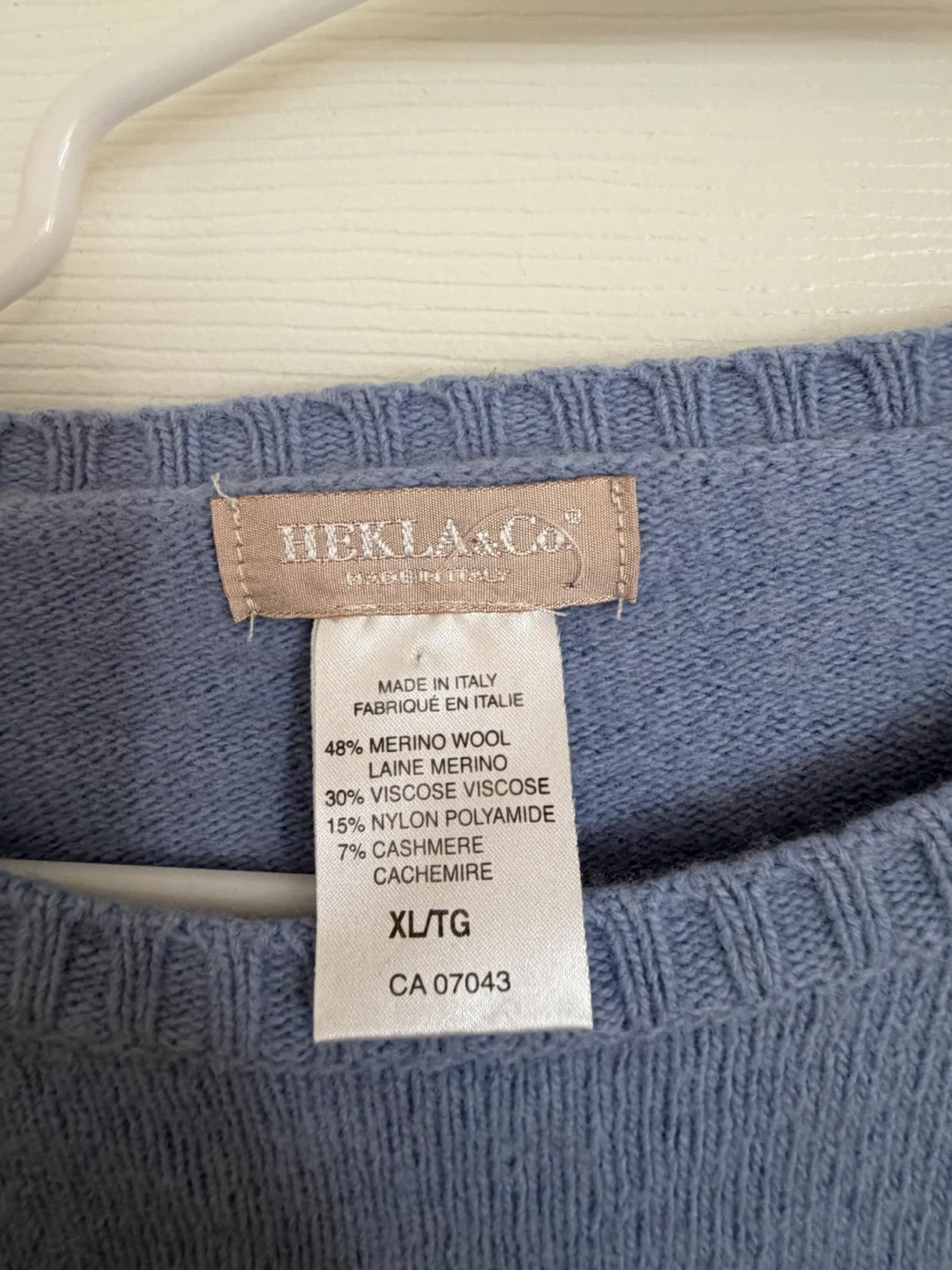 HEKLA&Co. Blue Crew Neck Sweater - photo 2