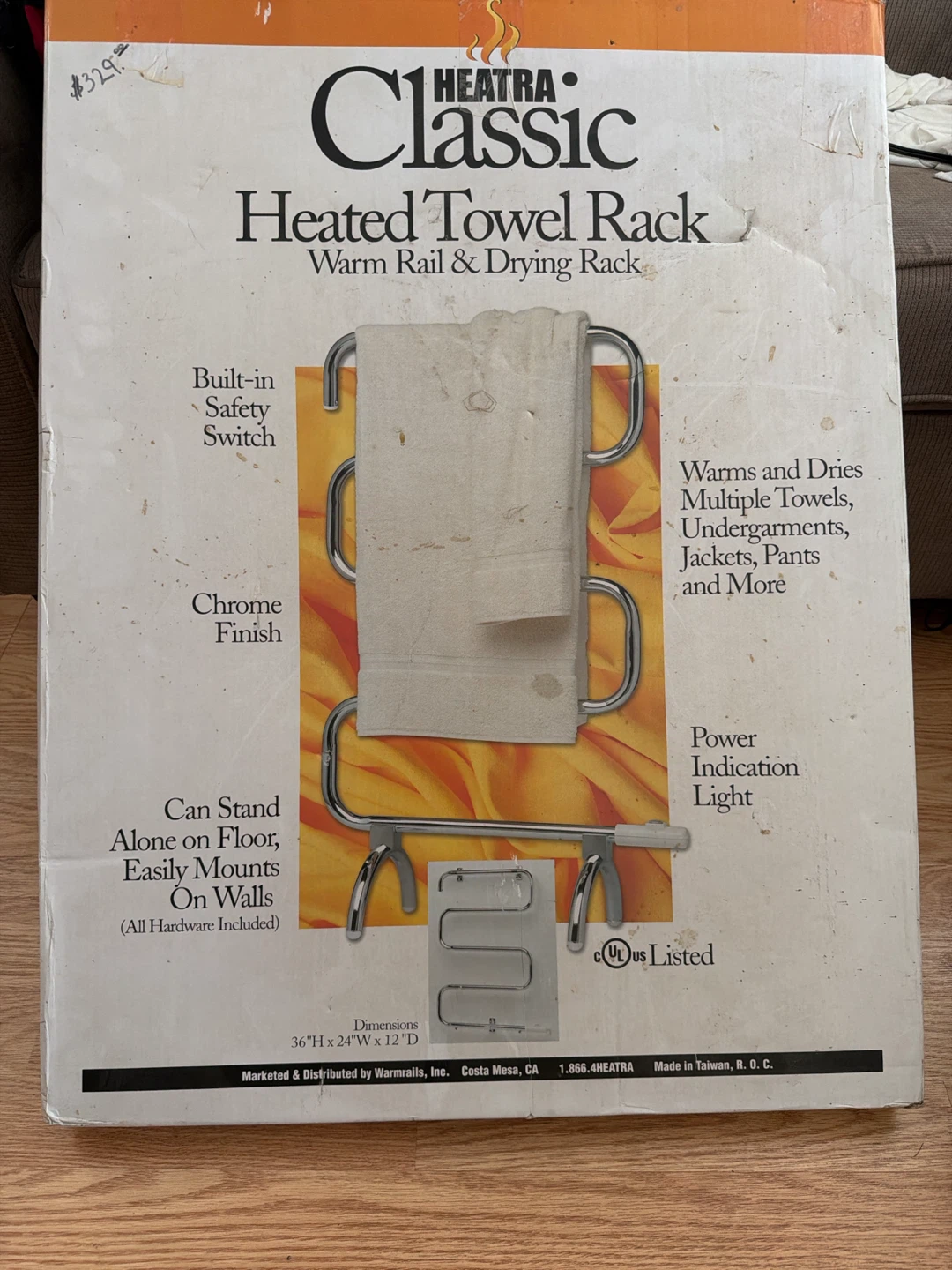 Heatra Classic Heated Towel Rack