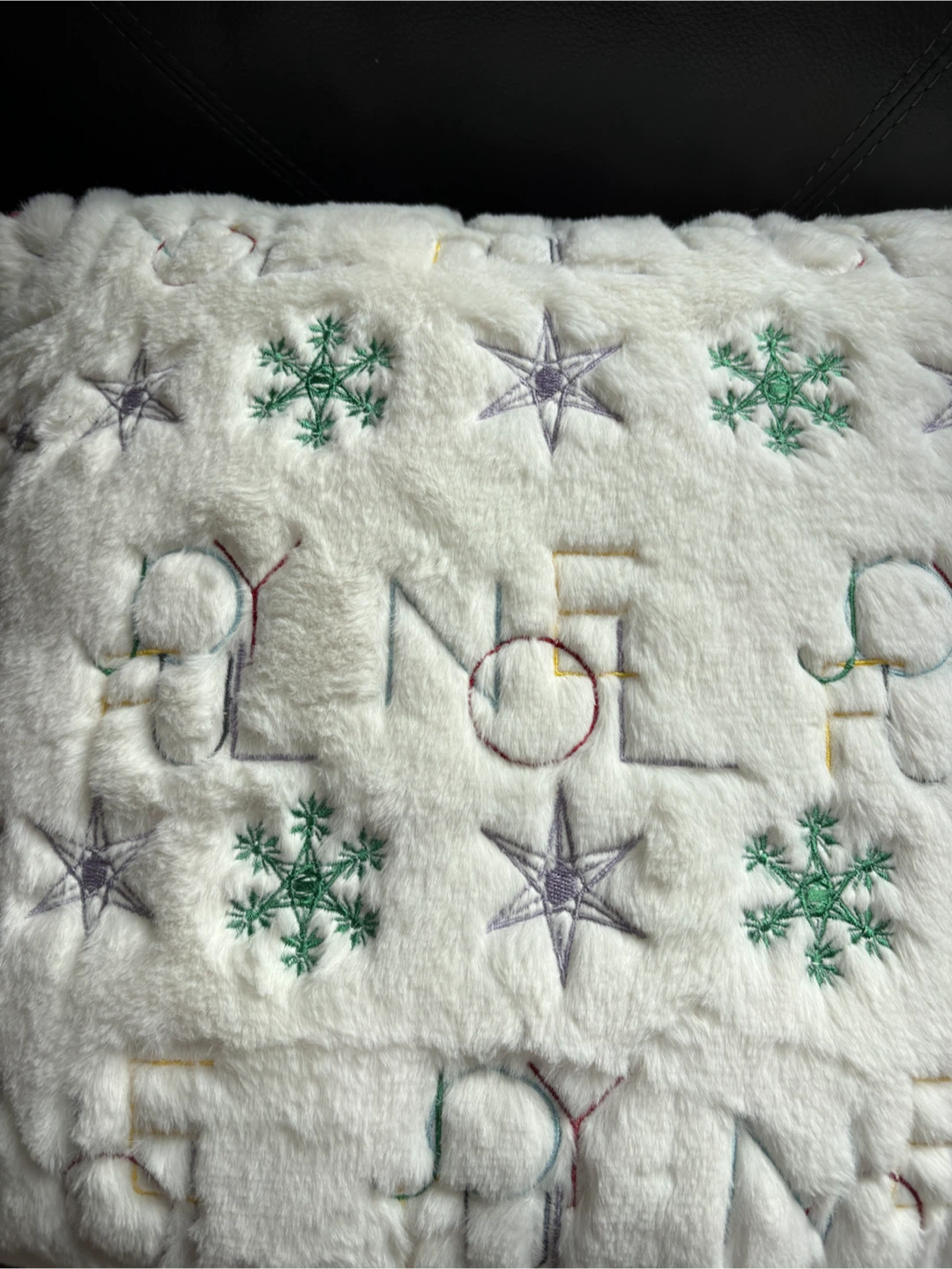 Christmas cushion White "Joy to the World" - photo 3