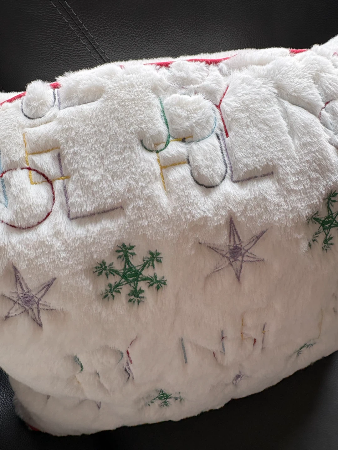 Christmas cushion White "Joy to the World" - photo 4