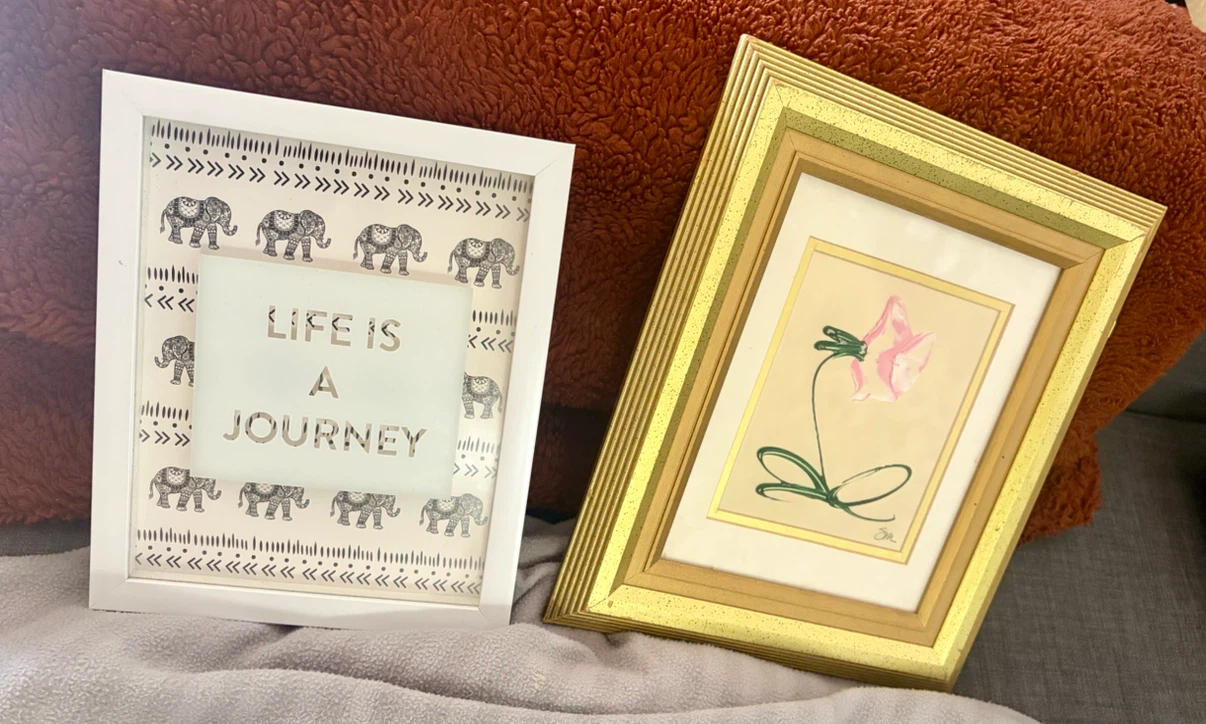 2 Decorative Framed Wall Art Pieces - Great for Home Decor - photo 3