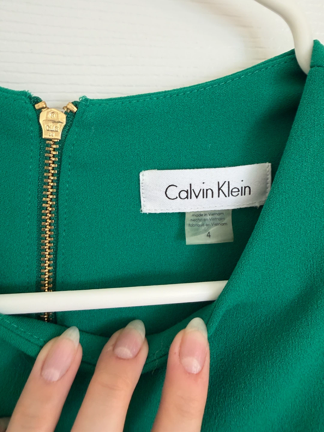 Calvin Klein Green Dress Size 4 - photo 3