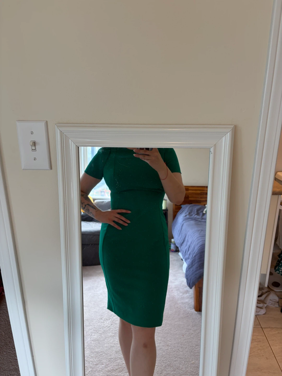 Calvin Klein Green Dress Size 4 - photo 5