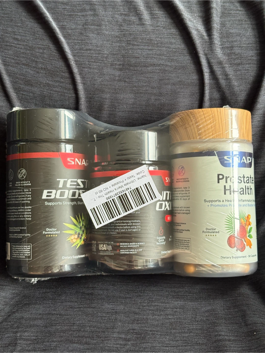 SNAP Prostate Health & Test Boost trio