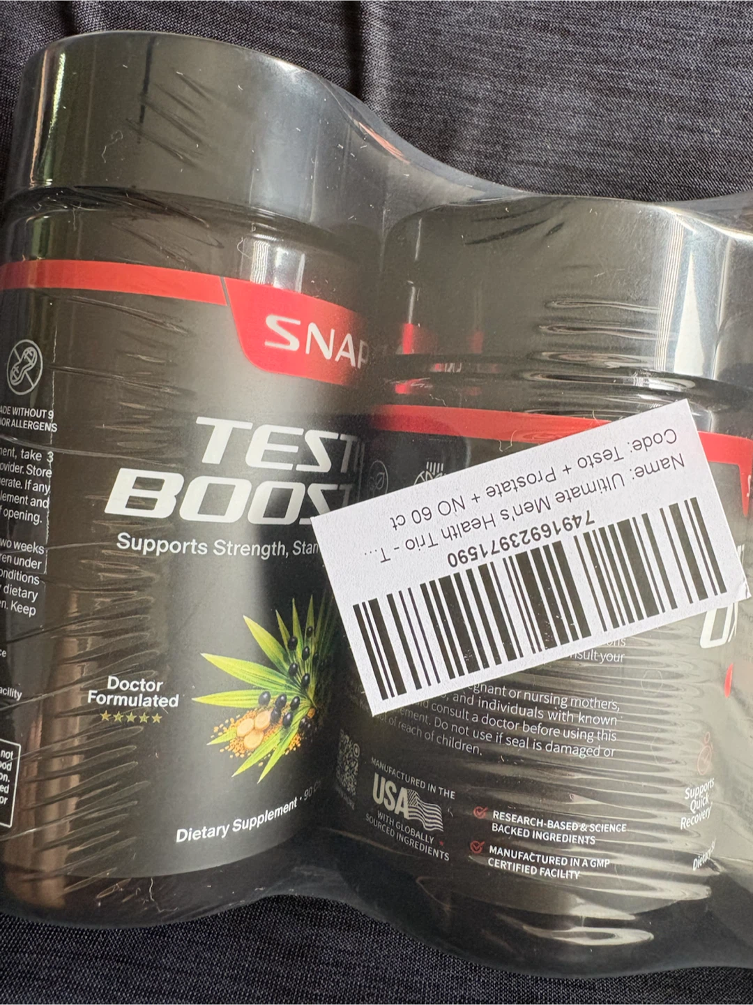 SNAP Prostate Health & Test Boost trio - photo 3