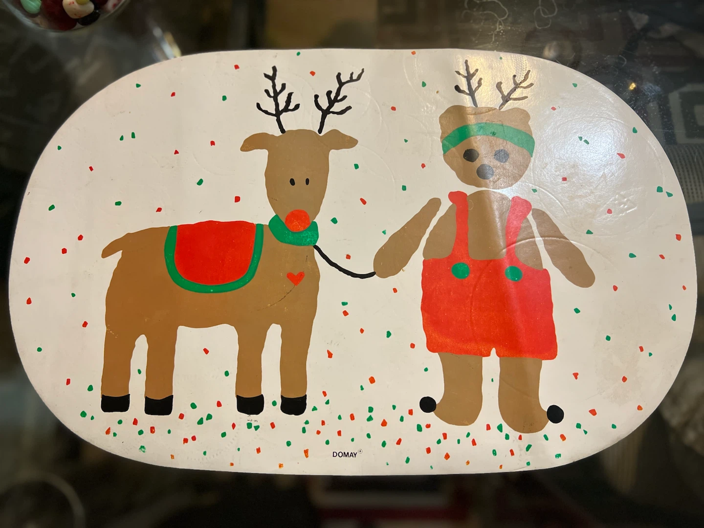 Domay Christmas Tin Tray