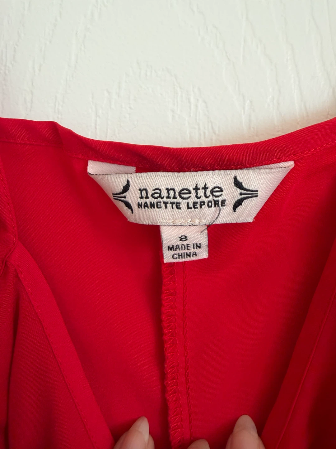 Nanette Lepore Red Slip Dress Size 8 - photo 2