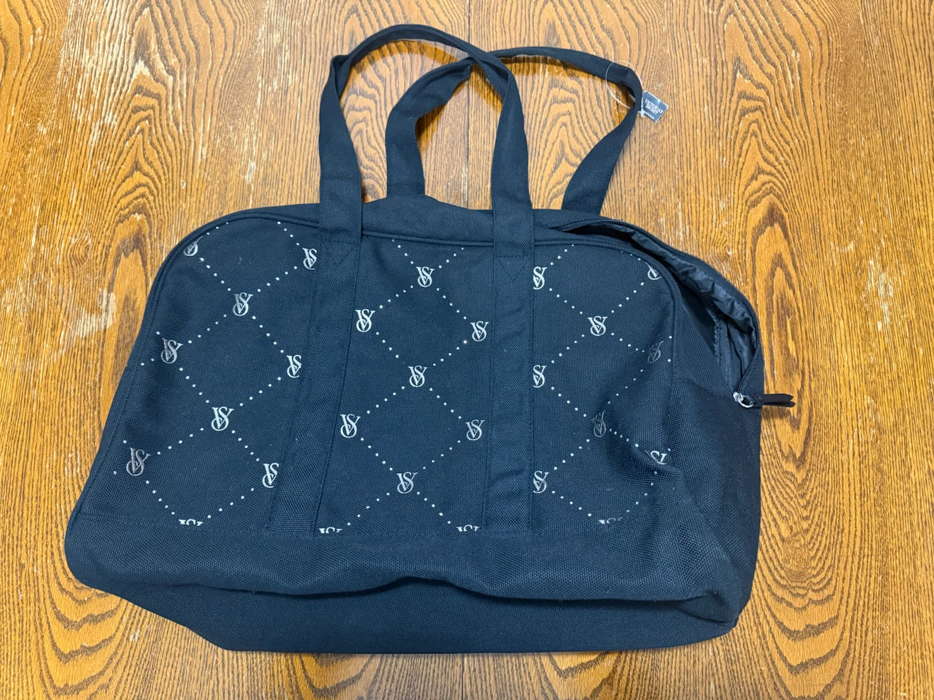 Victoria's Secret Black Duffle Bag