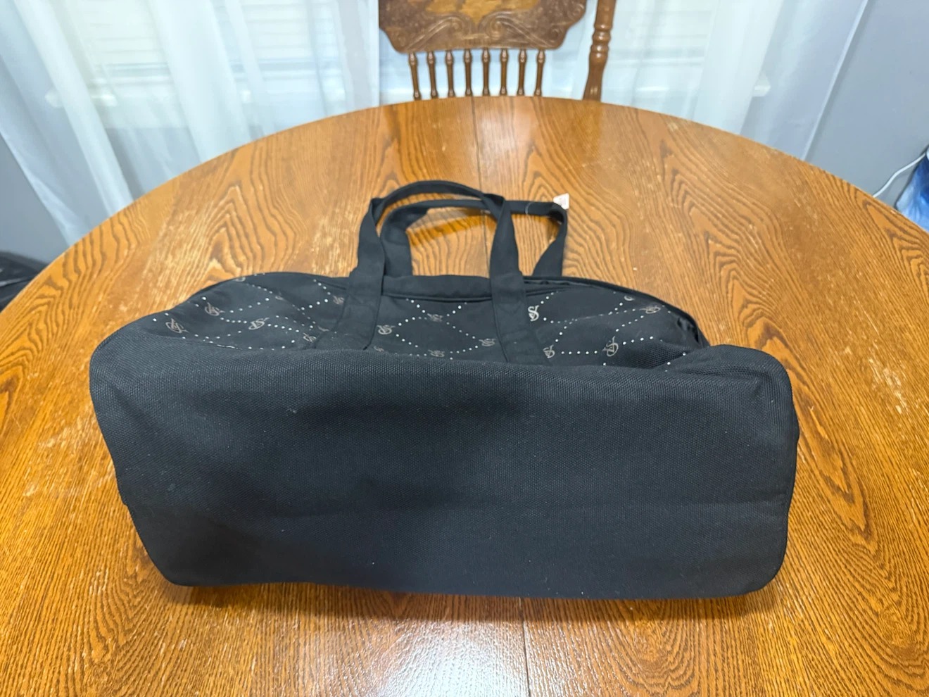 Victoria's Secret Black Duffle Bag - photo 2