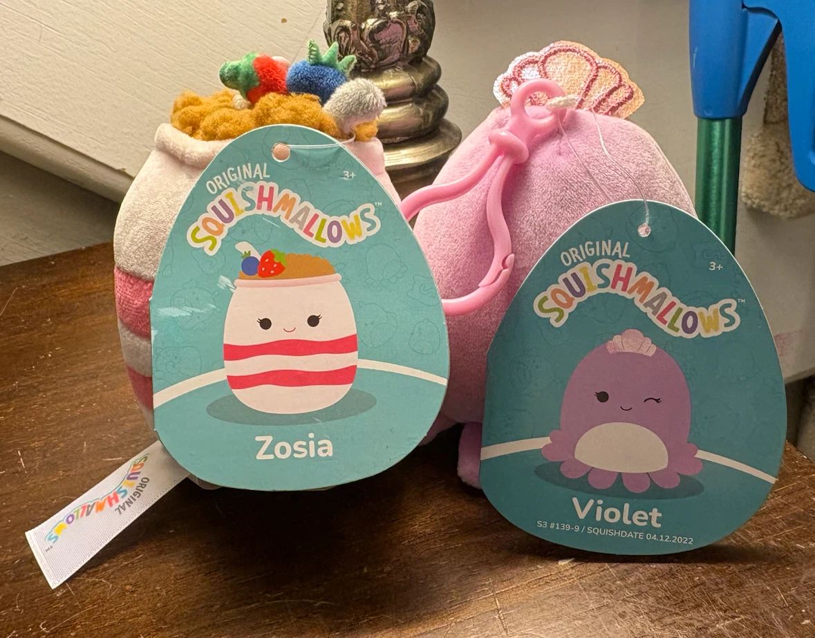 ✨✨Squishmallows Zosia & Violet Clip-Ons - photo 2