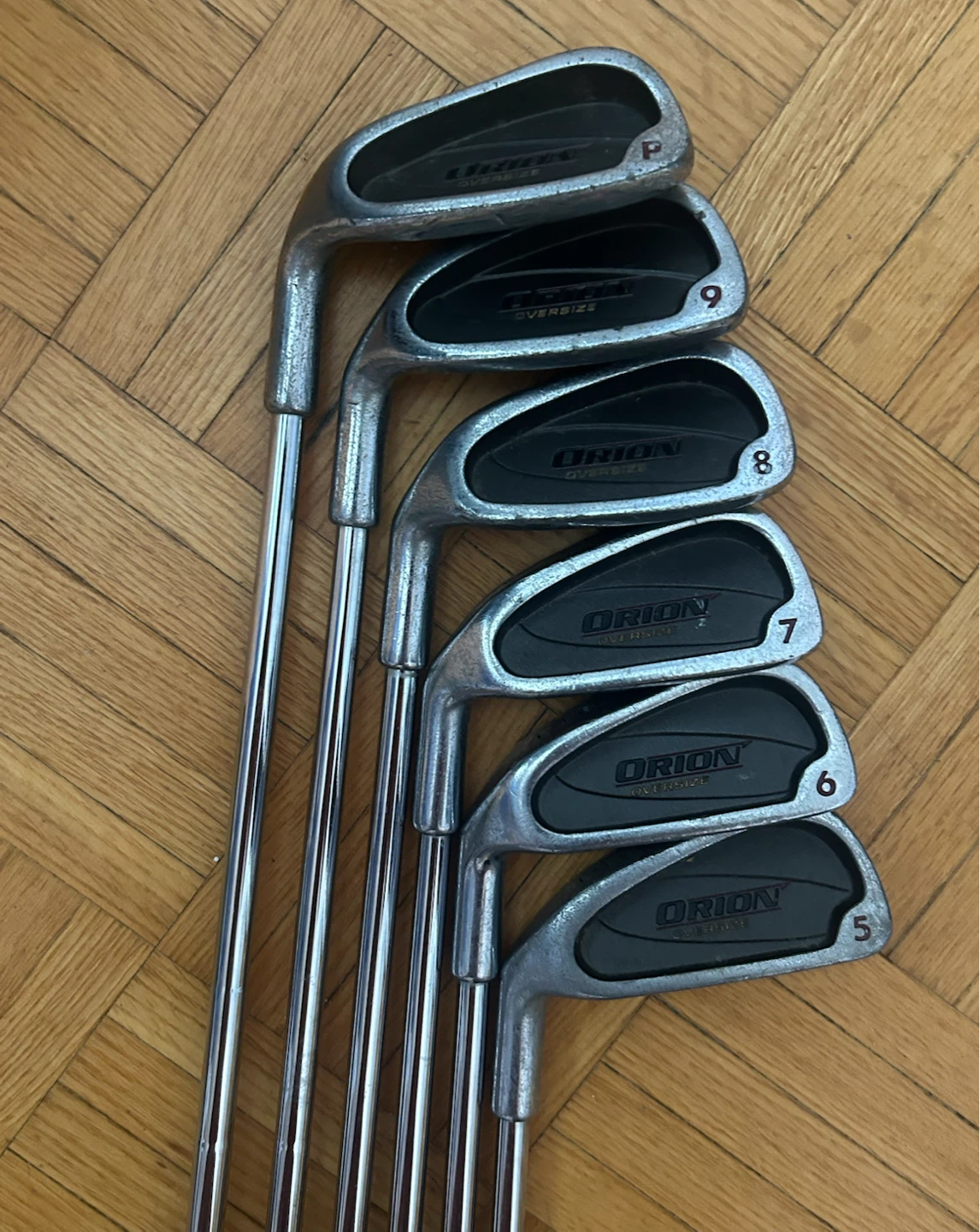 Left hand ORION Oversize Golf irons 5-9 pitching wedge