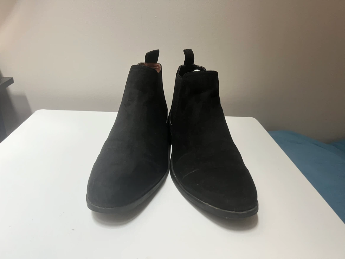 Men’s Black Suede Chelsea Boots - photo 2