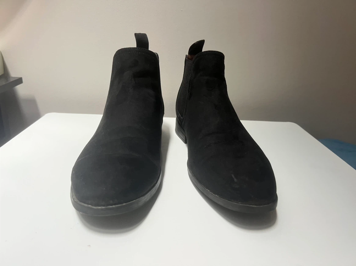Men’s Black Suede Chelsea Boots - photo 3