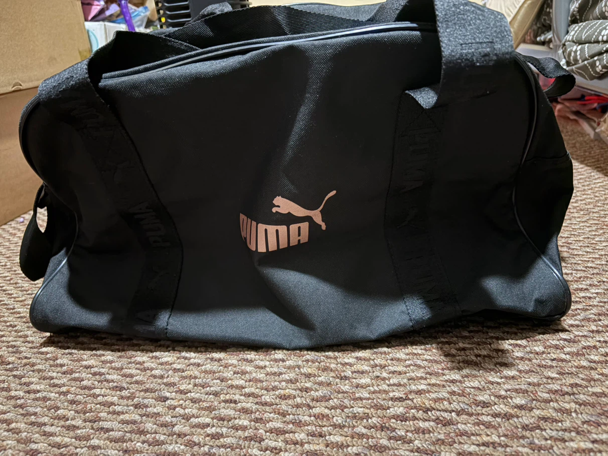 Puma Black Gym Bag