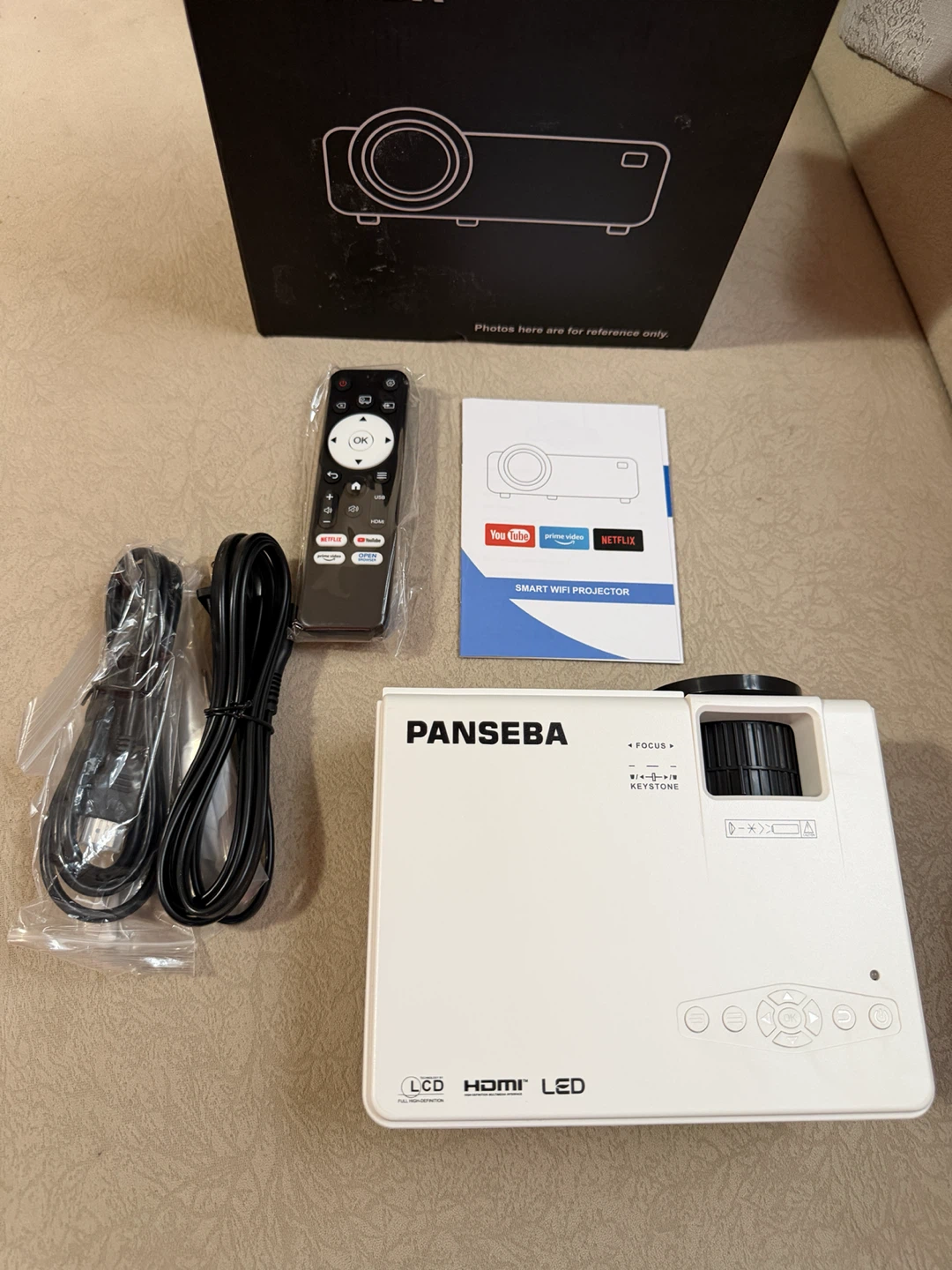 Smart Projector HD Netflix - 5GHz WiFi Bluetooth - Brand New - photo 3