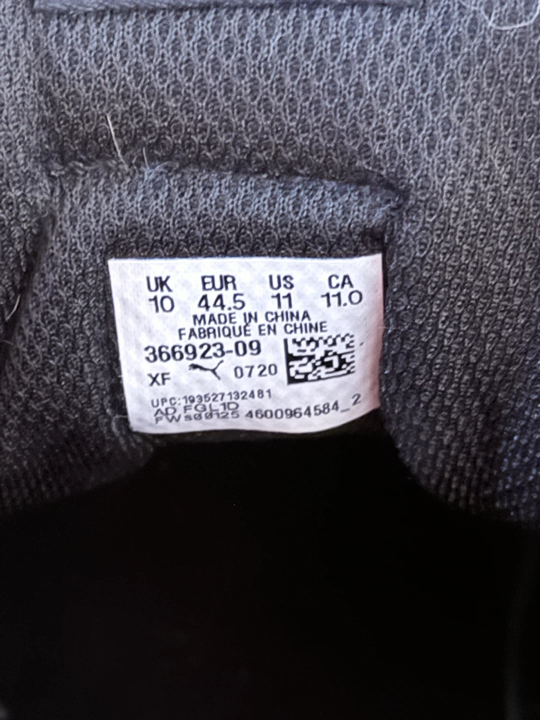 Puma Black Suede Mid-Top Sneakers - Size 11 - photo 3
