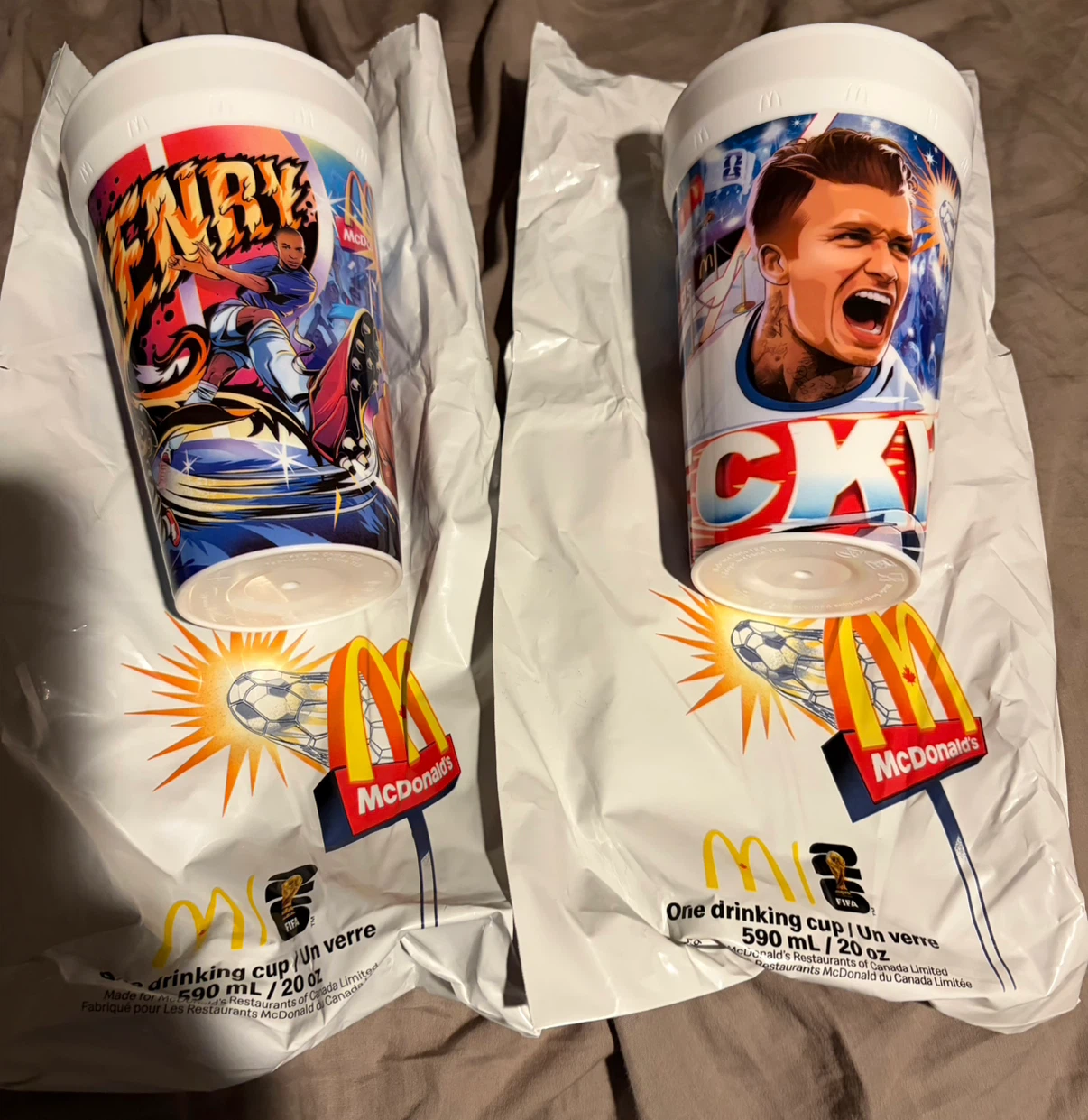McDonald's FIFA World Cup Cups (2x)