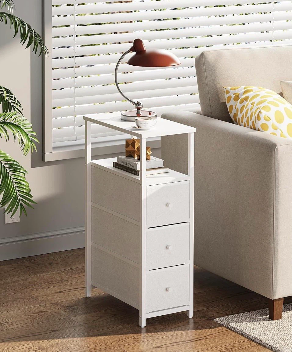 Grey Fabric Drawer Storage Unit - photo 4