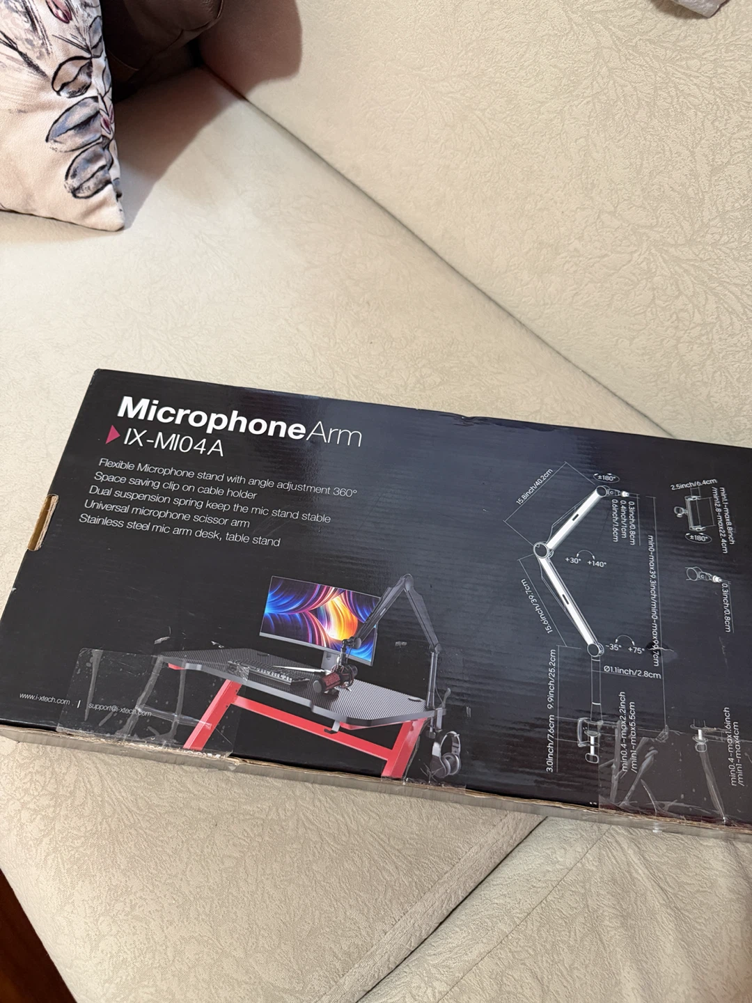 Professional Mic Boom Arm 360° Adjustable - Brand New