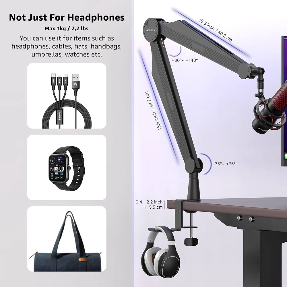 Professional Mic Boom Arm 360° Adjustable - Brand New - photo 4