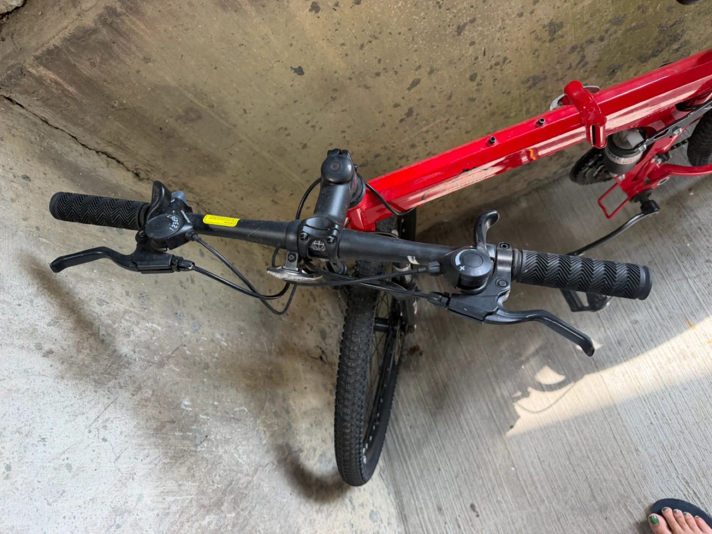 Red Folding Mountain Bike - photo 2