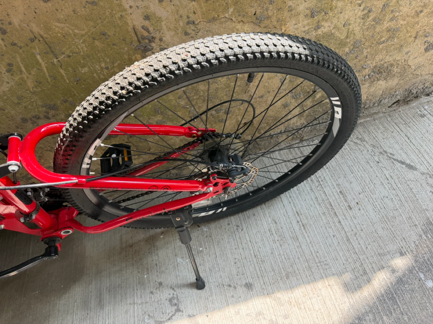 Red Folding Mountain Bike - photo 3