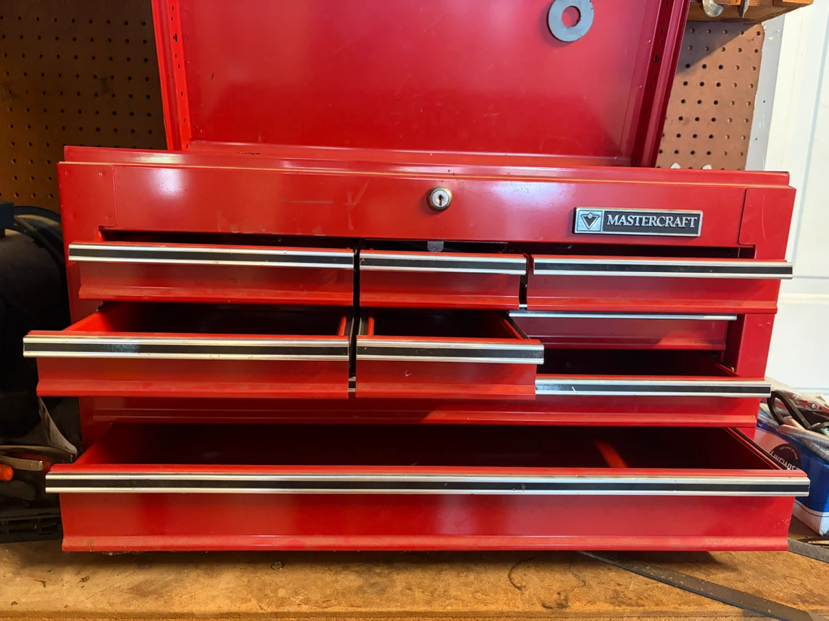 Mastercraft Red 7-Drawer Toolbox - photo 3