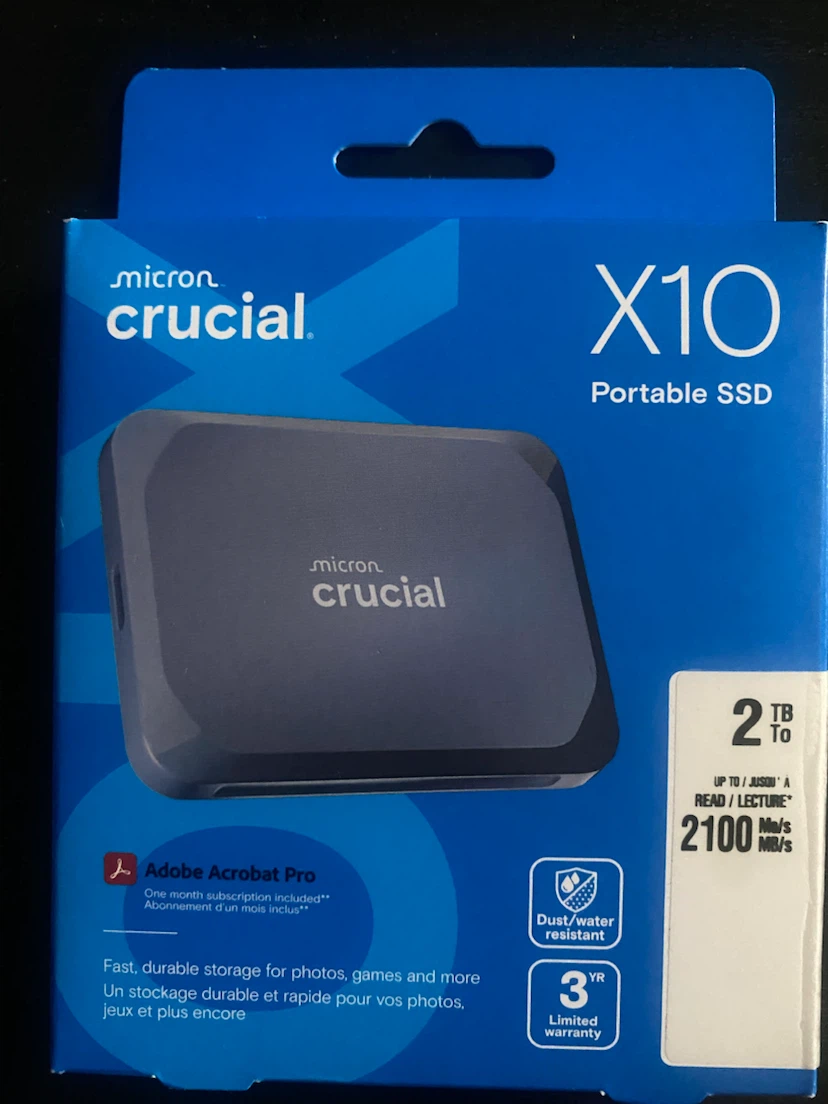 Crucial X10 Portable SSD 2TB