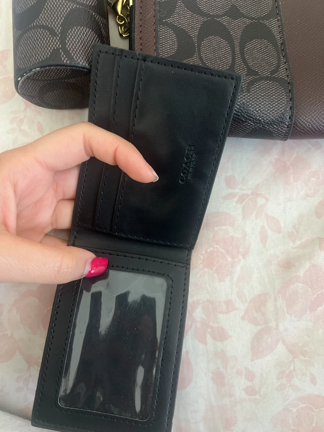 Coach Signature Crossbody Bag with Pouch and Wallet - photo 3