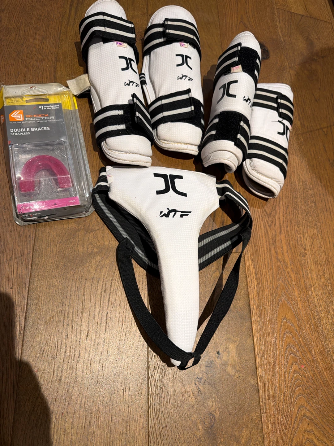 WTF Taekwondo Protective Gear Set with Mouthguard