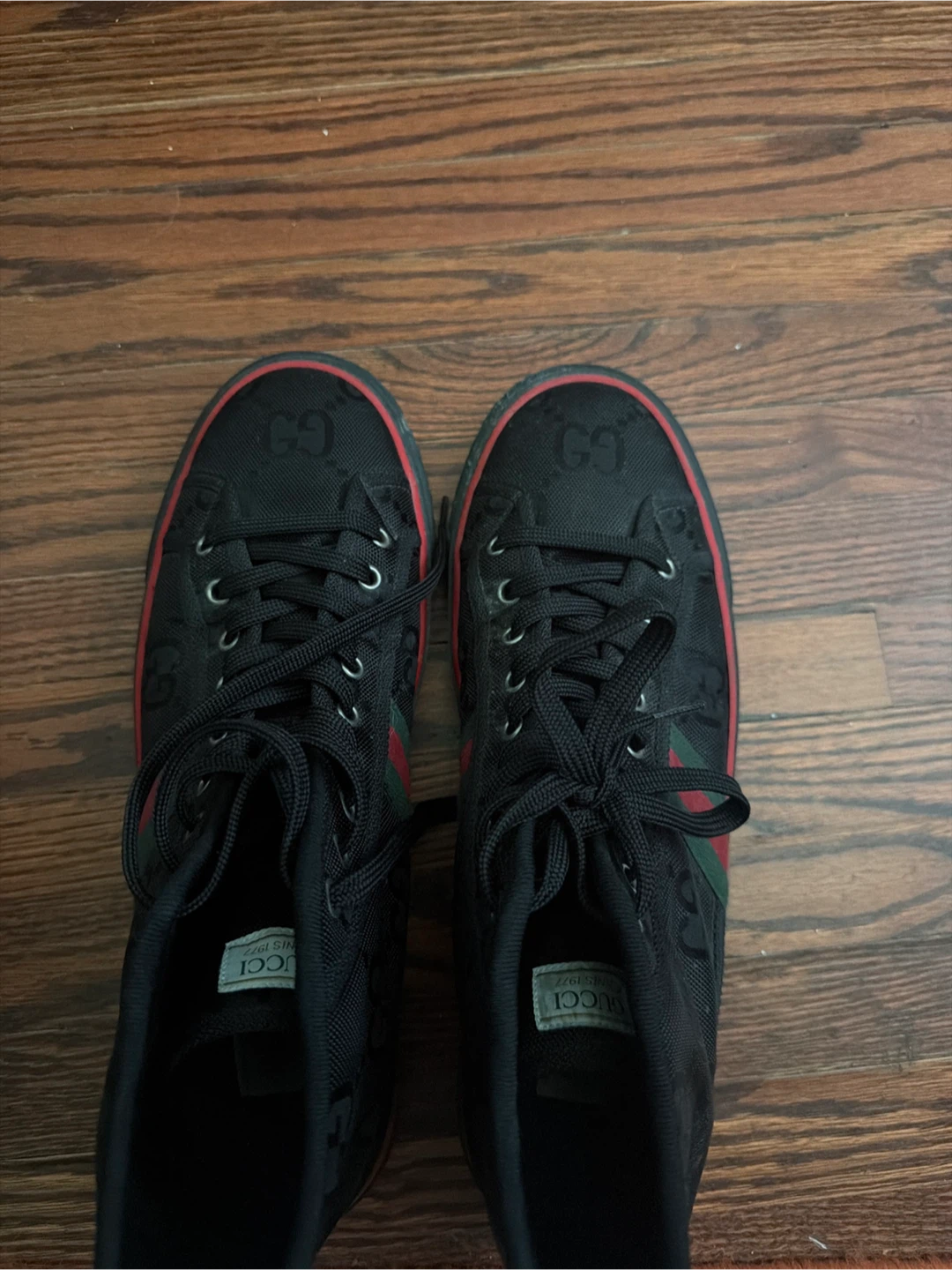 Black Gucci GG Canvas High-Top Sneakers - photo 3