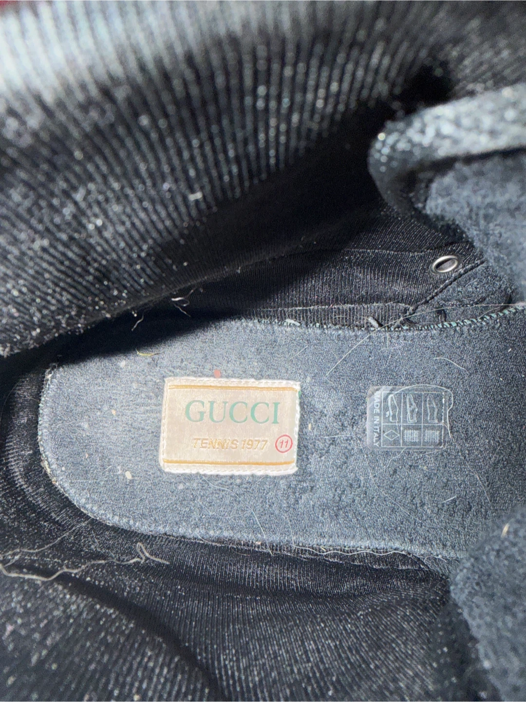 Black Gucci GG Canvas High-Top Sneakers - photo 4